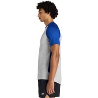 New Balance Mens Asym Top Right T-Shirt, Royal