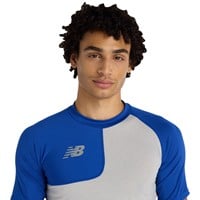 New Balance Mens Asym Top Right T-Shirt, Royal
