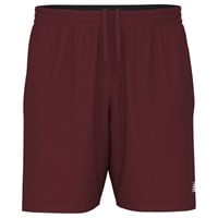 New Balance Mens Activate Tech Shorts, Dark Red/White