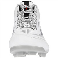 Mizuno Mens Cusion Revo Diamond Mid TPU Molded Cleats, White/Black