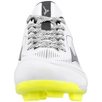 Mizuno Mens Cusion Revo Diamond Low TPU Molded Cleats, White/Yellow