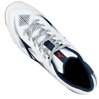 Mizuno Mens Cusion Revo Diamond Low TPU Molded Cleats, White/Red/Blue