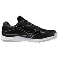 Mizuno Mens Cusion Revo Diamond Baseball Turf Shoes, Black/White