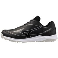Mizuno Mens Cusion Revo Diamond Baseball Turf Shoes, Black/White
