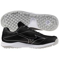 Mizuno Mens Cusion Revo Diamond Baseball Turf Shoes, Black/White
