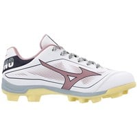 Mizuno Womens Cushion Revo Finch TPU Molded Cleats, Purple