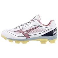 Mizuno Womens Cushion Revo Finch TPU Molded Cleats, Purple