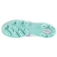 Mizuno Womens Cushion Revo Finch TPU Molded Cleats, White/Purple