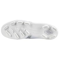 Mizuno Womens Cushion Revo Finch TPU Molded Cleats, White/Silver