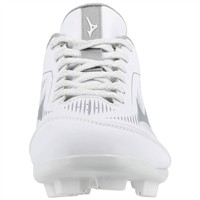 Mizuno Womens Cushion Revo Finch TPU Molded Cleats, White/Silver