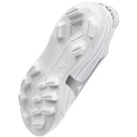 Mizuno Womens Cushion Revo Finch TPU Molded Cleats, White/Silver