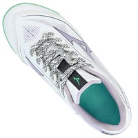 Mizuno Youth Cusion Revo Finch TPU Molded Cleat, White/Purple