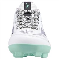 Mizuno Youth Cusion Revo Finch TPU Molded Cleat, White/Purple