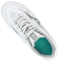Mizuno Youth Cusion Revo Finch TPU Molded Cleat, White/Silver