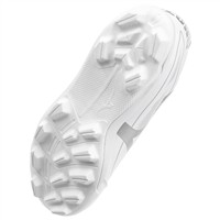 Mizuno Youth Cusion Revo Finch TPU Molded Cleat, White/Silver