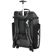 Mizuno Pro Wheeled Bat Pack, Charcoal/Black