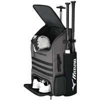 Mizuno Pro Wheeled Bat Pack, Charcoal/Black