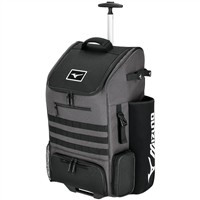 Mizuno Pro Wheeled Bat Pack, Charcoal/Black