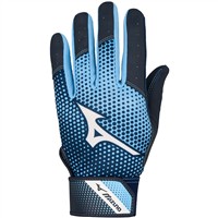 Mizuno Adult MVP Batting Gloves, Navy/Blue