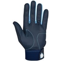 Mizuno Adult MVP Batting Gloves, Navy/Blue