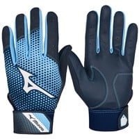Mizuno Adult MVP Batting Gloves, Navy/Blue