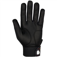 Mizuno Youth MVP Batting Gloves, Black/Orange
