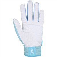 Mizuno Womens Finch Fastpitch Batting Gloves, Light Blue