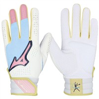 Mizuno Womens Finch Fastpitch Batting Gloves, Purple