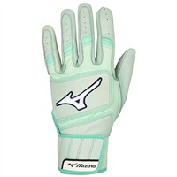 Mizuno Adult Pro Select Batting Gloves, Light Green