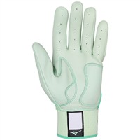 Mizuno Adult Pro Select Batting Gloves, Light Green