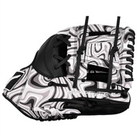 Mizuno MVP Prime M-Print 11.5in Baseball Glove (GMVP-40MP), Black/White
