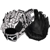 Mizuno MVP Prime M-Print 11.5in Baseball Glove (GMVP-40MP), Black/White
