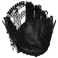 Mizuno MVP Prime M-Print 11.75in Baseball Glove (GMVP-50MP), Black/White