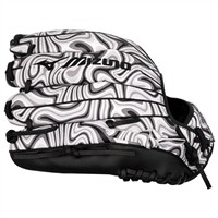 Mizuno MVP Prime M-Print 11.75in Baseball Glove (GMVP-50MP), Black/White