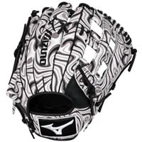 Mizuno MVP Prime M-Print 12.75in Baseball Glove (GMVP-70MP), Black/White