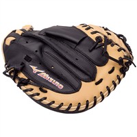 Mizuno Franchise 33.5in Baseball Catchers Glove (GXC90B5), Black/Tan