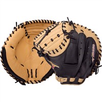Mizuno Franchise 33.5in Baseball Catchers Glove (GXC90B5), Black/Tan