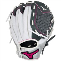 Mizuno Youth Prospect Finch 10in Fastpitch Glove (GPP1000F4), White/Black