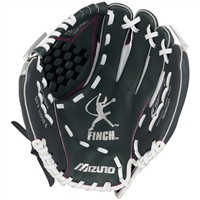 Mizuno Youth Prospect Finch 11in Fastpitch Glove (GPP1100F4), White/Black