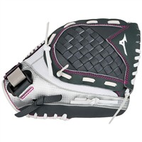 Mizuno Youth Prospect Finch 11in Fastpitch Glove (GPP1100F4), White/Black