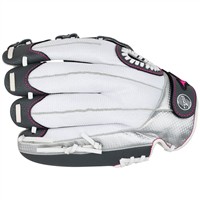 Mizuno Youth Prospect Finch 11.5in Fastpitch Glove (GPP1150F4), White/Black