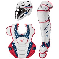 Easton Intermediate Mav X Catchers Set, Red/White/Blue