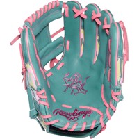 Rawlings Limited Edition Heart of the Hide ColorSync 10.0 11.5in Baseball Glove, Light Blue