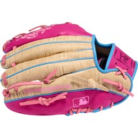 Rawlings Limited Edition Heart of the Hide ColorSync 10.0 11.5in Baseball Glove, Camel/Red