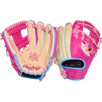 Rawlings Limited Edition Heart of the Hide ColorSync 10.0 11.5in Baseball Glove, Camel/Red