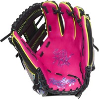 Rawlings Limited Edition Heart of the Hide ColorSync 10.0 11.5in Baseball Glove, Pink/Black