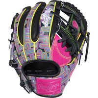 Rawlings Limited Edition Heart of the Hide ColorSync 10.0 11.5in Baseball Glove, Pink/Black