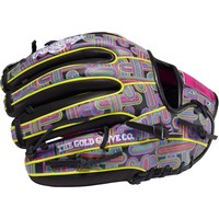 Rawlings Limited Edition Heart of the Hide ColorSync 10.0 11.5in Baseball Glove, Pink/Black