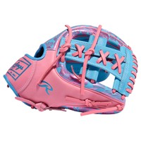 Rawlings Limited Edition Heart of the Hide ColorSync 10.0 11.75in Baseball Glove, Blue/Pink