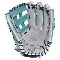 Rawlings Limited Edition Heart of the Hide ColorSync 10.0 12.75in Baseball Glove, Grey/Blue